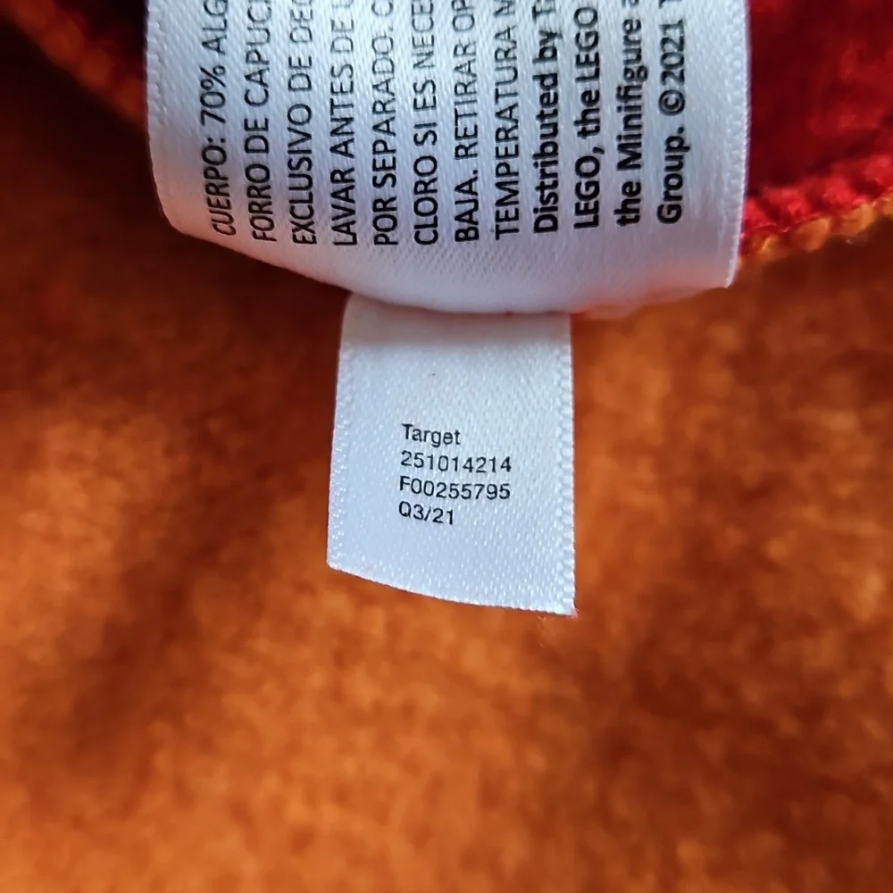 Lego X Target Color Block Hoodie Size L - Picture 5 of 16